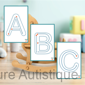 Support g1tm - tracés des lettres en majuscule maternelle